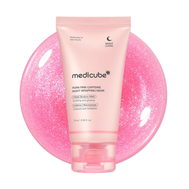 Medicube PDRN Pink Collagen Caffeine Night Wrapping Mask