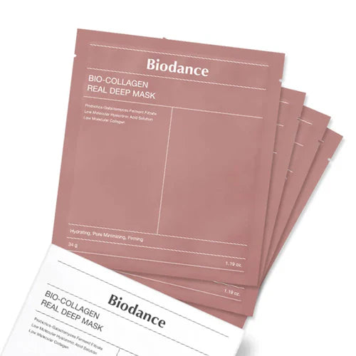 Biodance Bio Collagen- Real Depp Mask - Pack 4 mascarillas