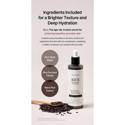 Mixsoon Black Rice Peeling Ampoule 100ml