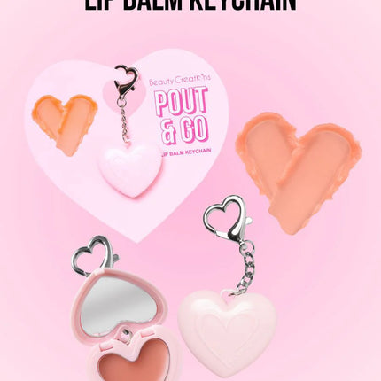 Beauty Creations Pout & Go Lip Balm Keychain