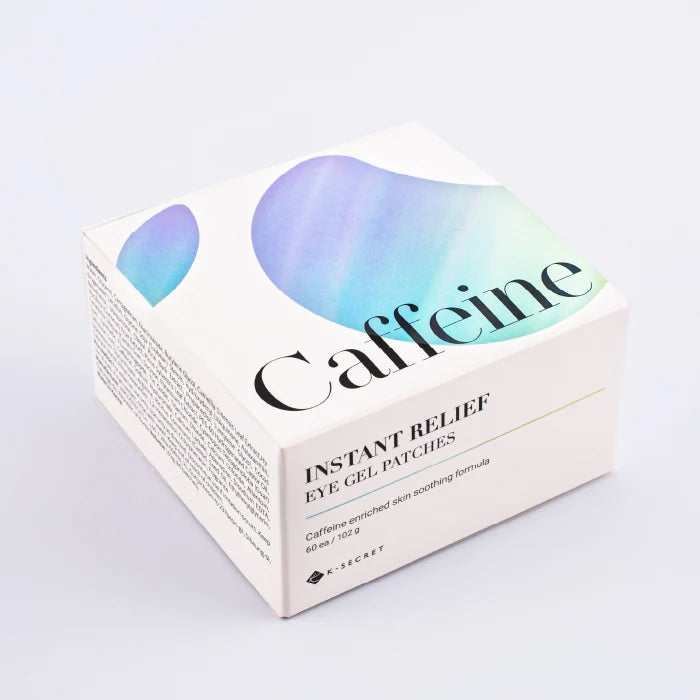 K-Secret Parche de gel CAFFEINE Instant Relief Eye Gel Patches 60unidades