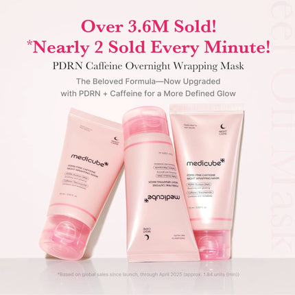 Medicube PDRN Pink Collagen Caffeine Night Wrapping Mask