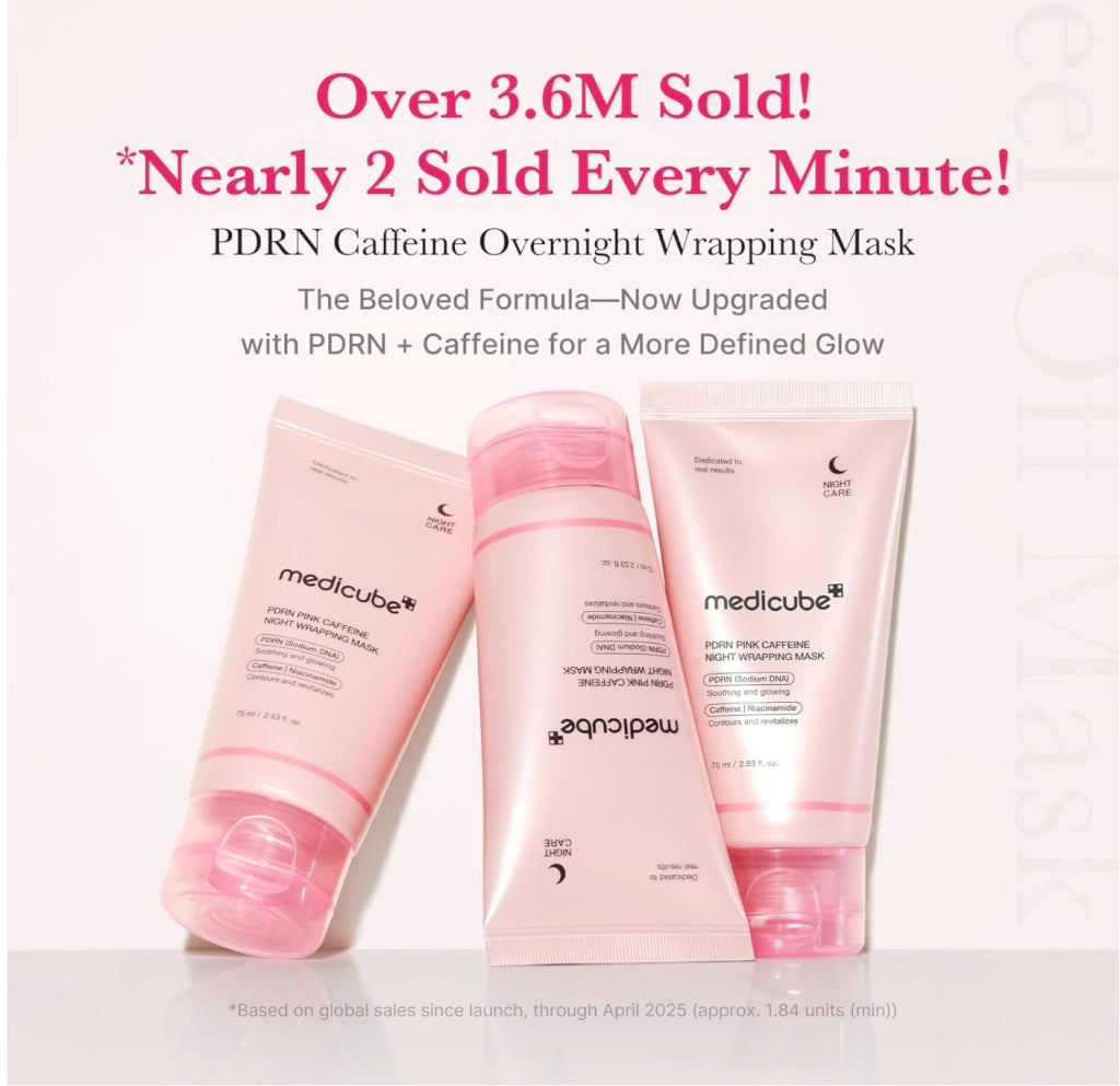 Medicube PDRN Pink Collagen Caffeine Night Wrapping Mask