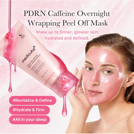 Medicube PDRN Pink Collagen Caffeine Night Wrapping Mask