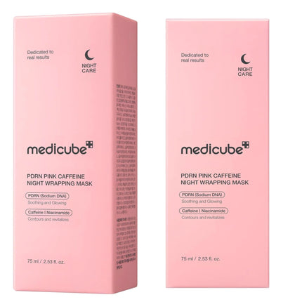 Medicube PDRN Pink Collagen Caffeine Night Wrapping Mask