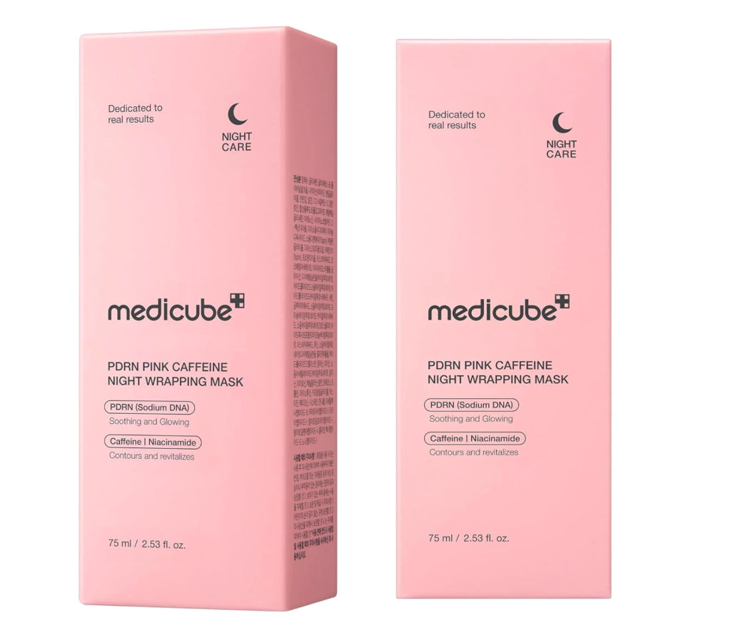 Medicube PDRN Pink Collagen Caffeine Night Wrapping Mask