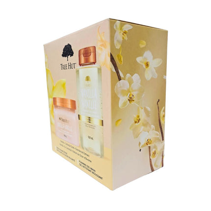 Tree Hut Set Exfoliante Shea Sugar Scrub Vanilla y Gel de baño