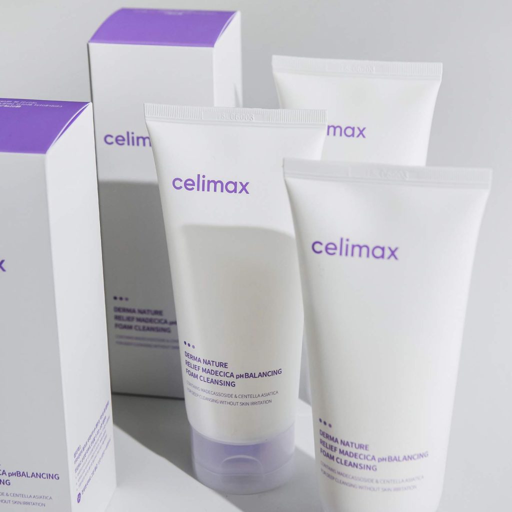 celimax Derma Nature Relief Madecica pH Balancing Foam Cleansing 150ml