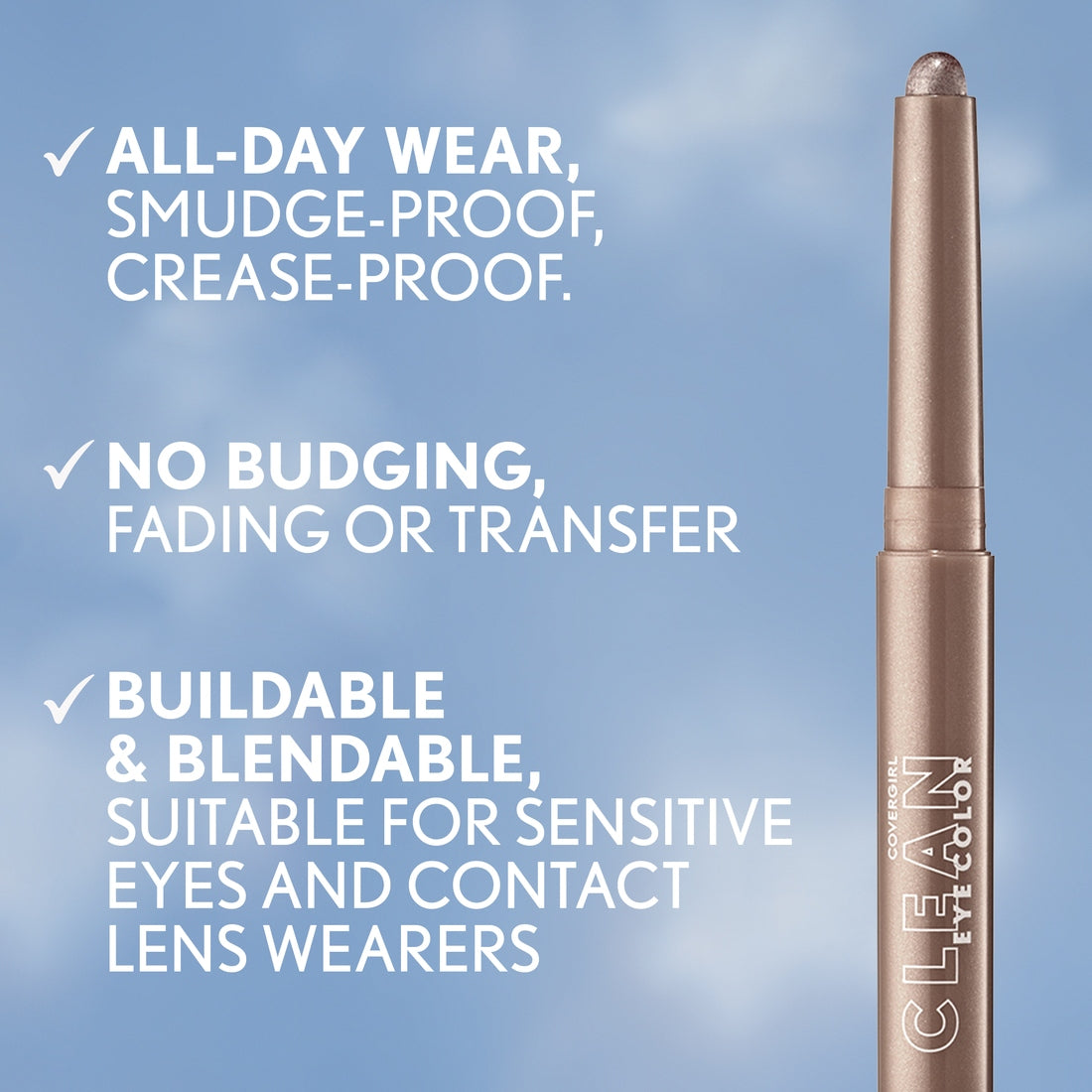 Covergirl Sombras de ojos en barra Clean Eye Color