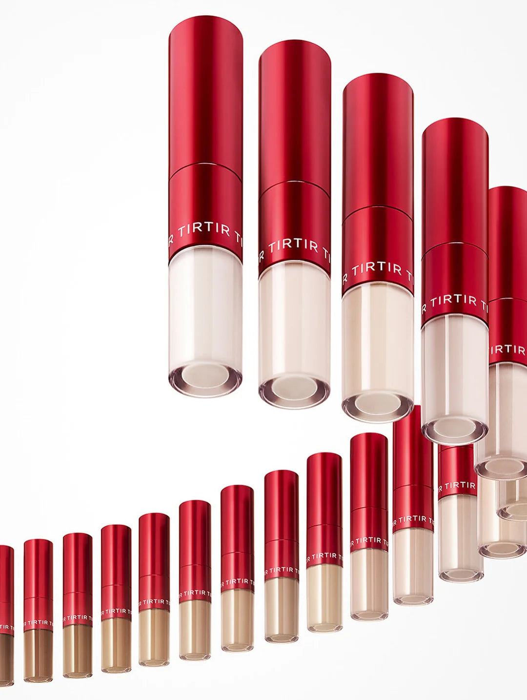 TIRTIR Glide&Hide - Corrector Textura cremosa, oculta ojeras y arrugas, fórmula dual