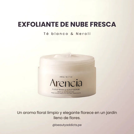 Arencia Fresh Cloud Sea Salt Body & Scalp Scrub