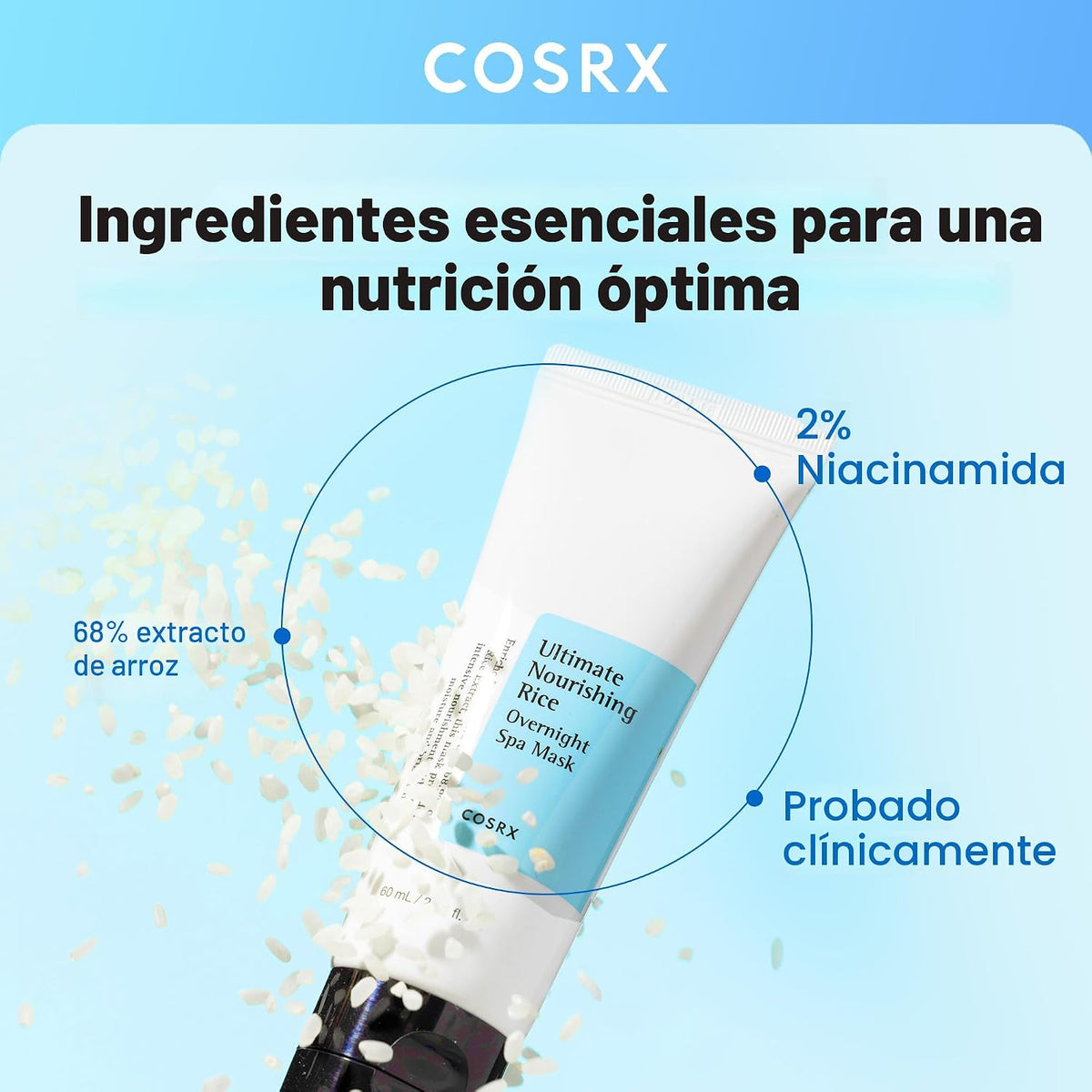 COSRX Ultimate Nourishing Rice Overnight Spa Mask 60ml