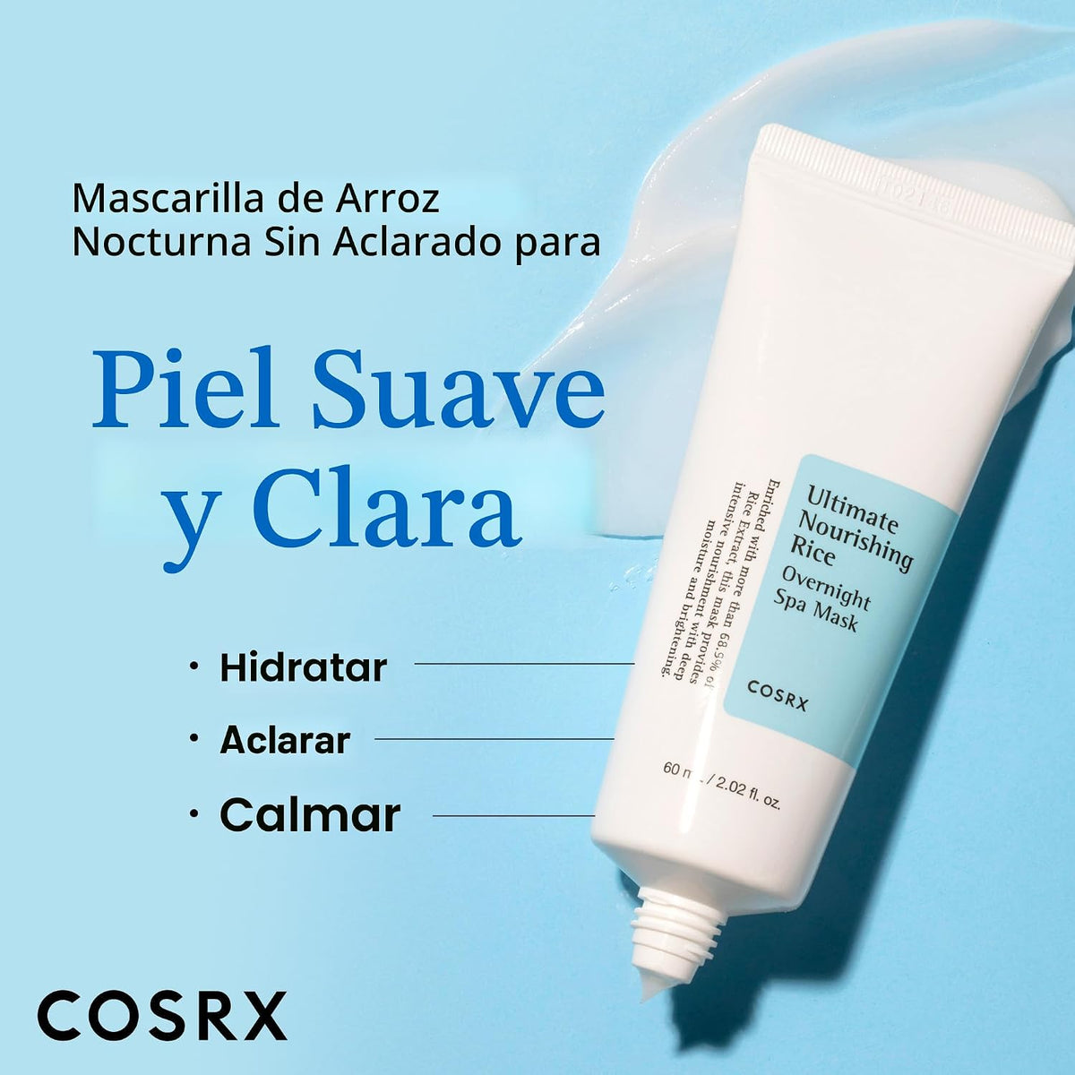 COSRX Ultimate Nourishing Rice Overnight Spa Mask 60ml