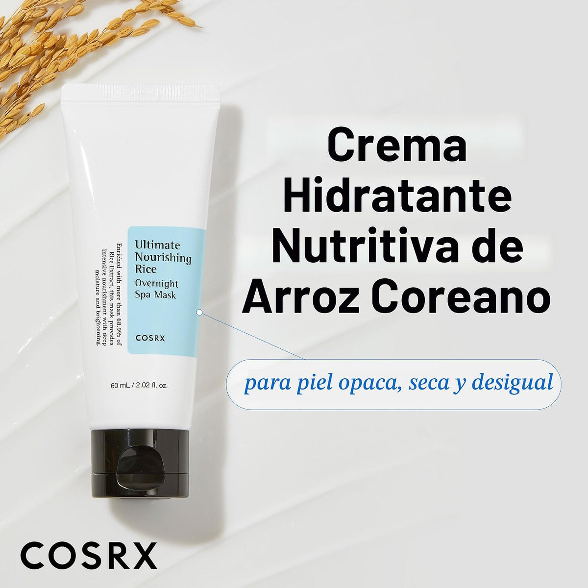 COSRX Ultimate Nourishing Rice Overnight Spa Mask 60ml