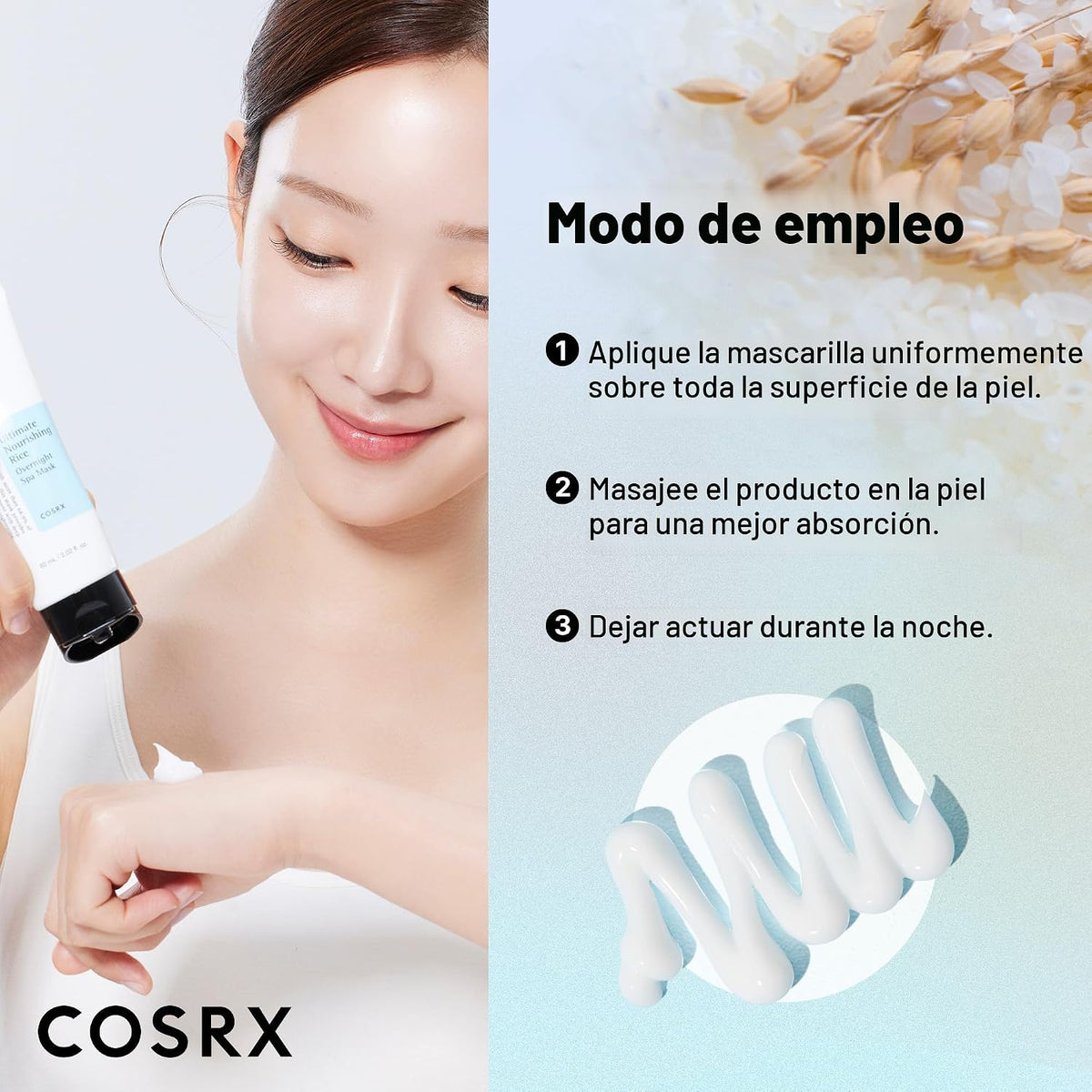 COSRX Ultimate Nourishing Rice Overnight Spa Mask 60ml