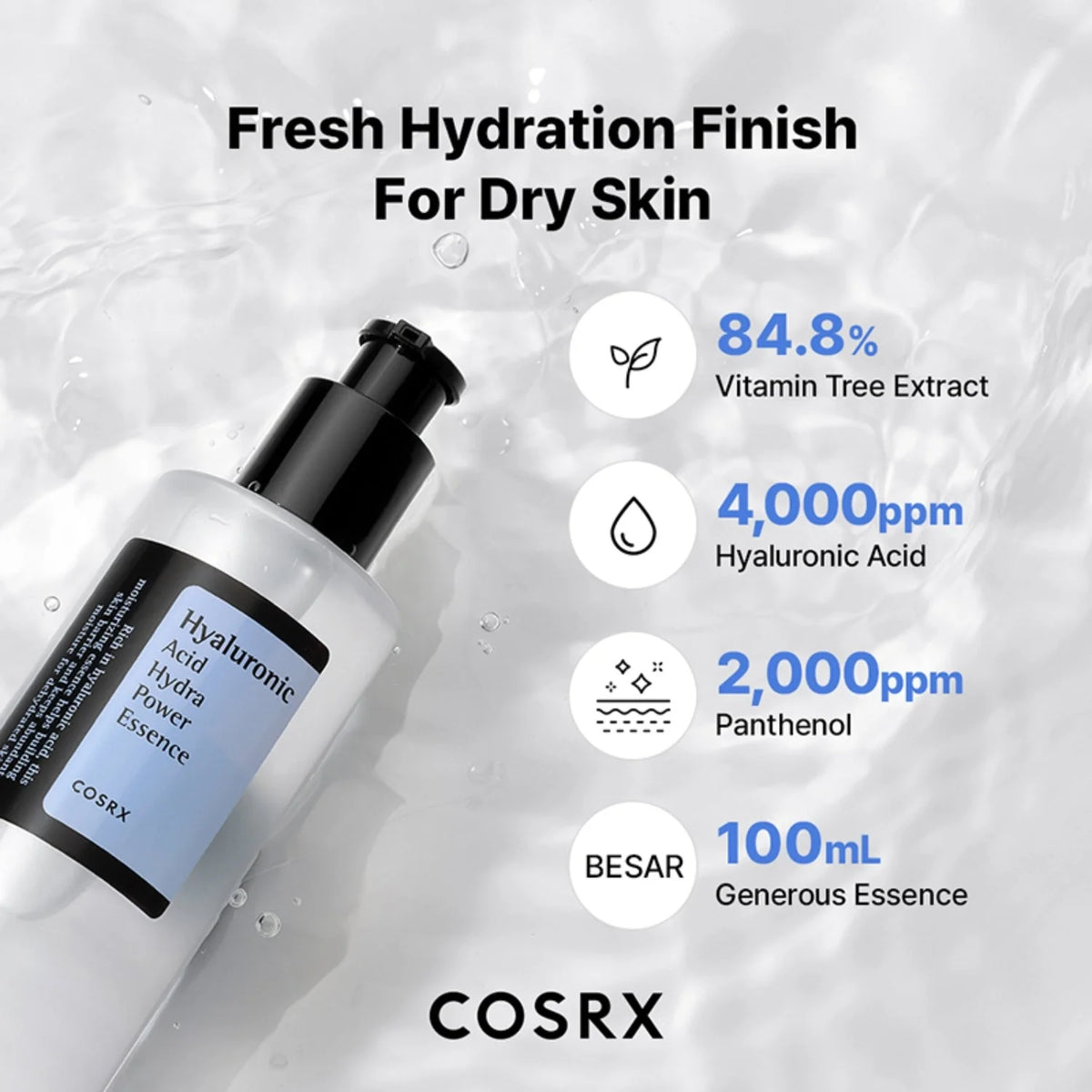 COSRX Hyaluronic Acid Hydra Power Essence – 100 ml