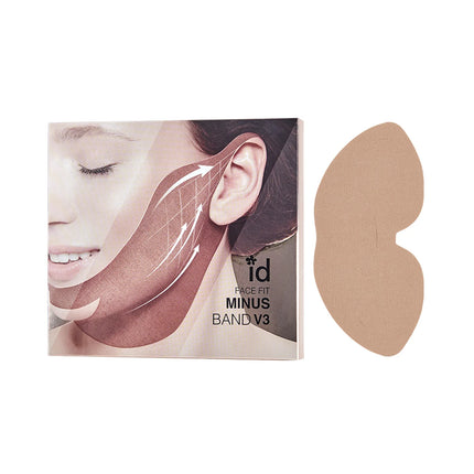 idplacosmetics Face Fit Minus Band V3 4unidades - Banda de máscara de hidrogel para una línea en V contorneada