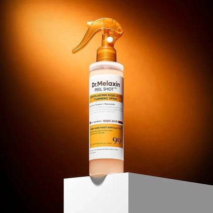 Dr. Melaxin Peel Shot Body Spray – Spray Corporal Exfoliante con Ácido Kójico y Cúrcuma 200 ml