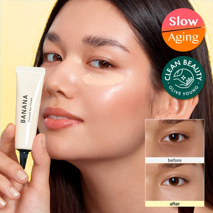 SHAISHAISHAI Banana Conceal Cream – Crema Correctora e Hidratante para Contorno de Ojos 15 g