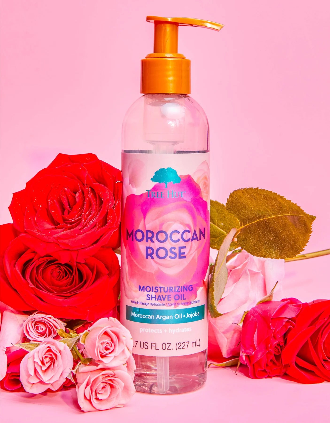 Tree Hut Aceite para afeitar hidratante Rosa Marroquí