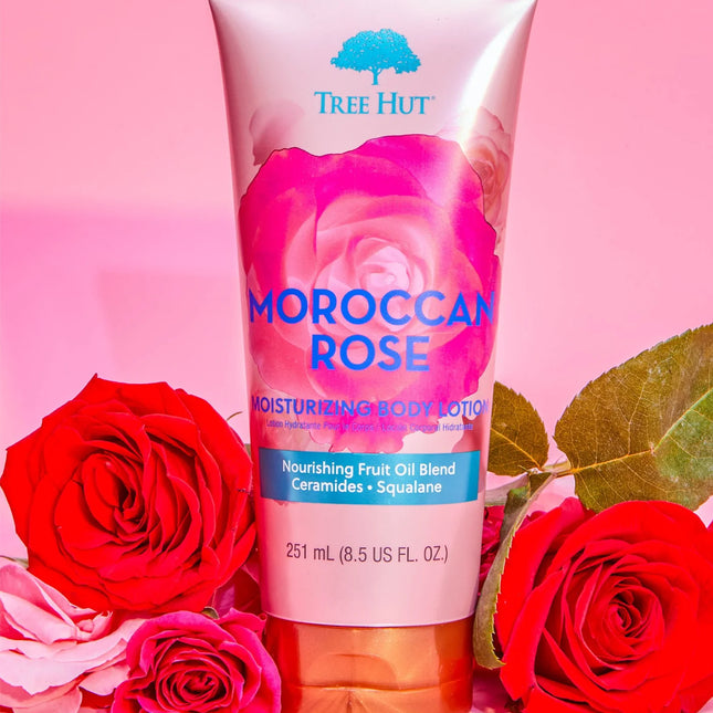 Loción corporal Moroccan Rose-Tree Hut 251ml