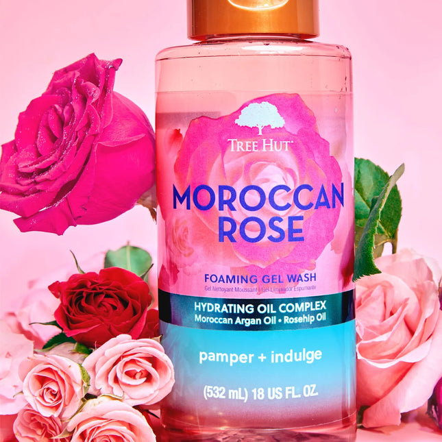Tree Hut Foaming Gel Wash Moroccan Rose
