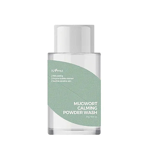 Isntree Limpiador facial -Mugwort Calming Powder Wash 15g