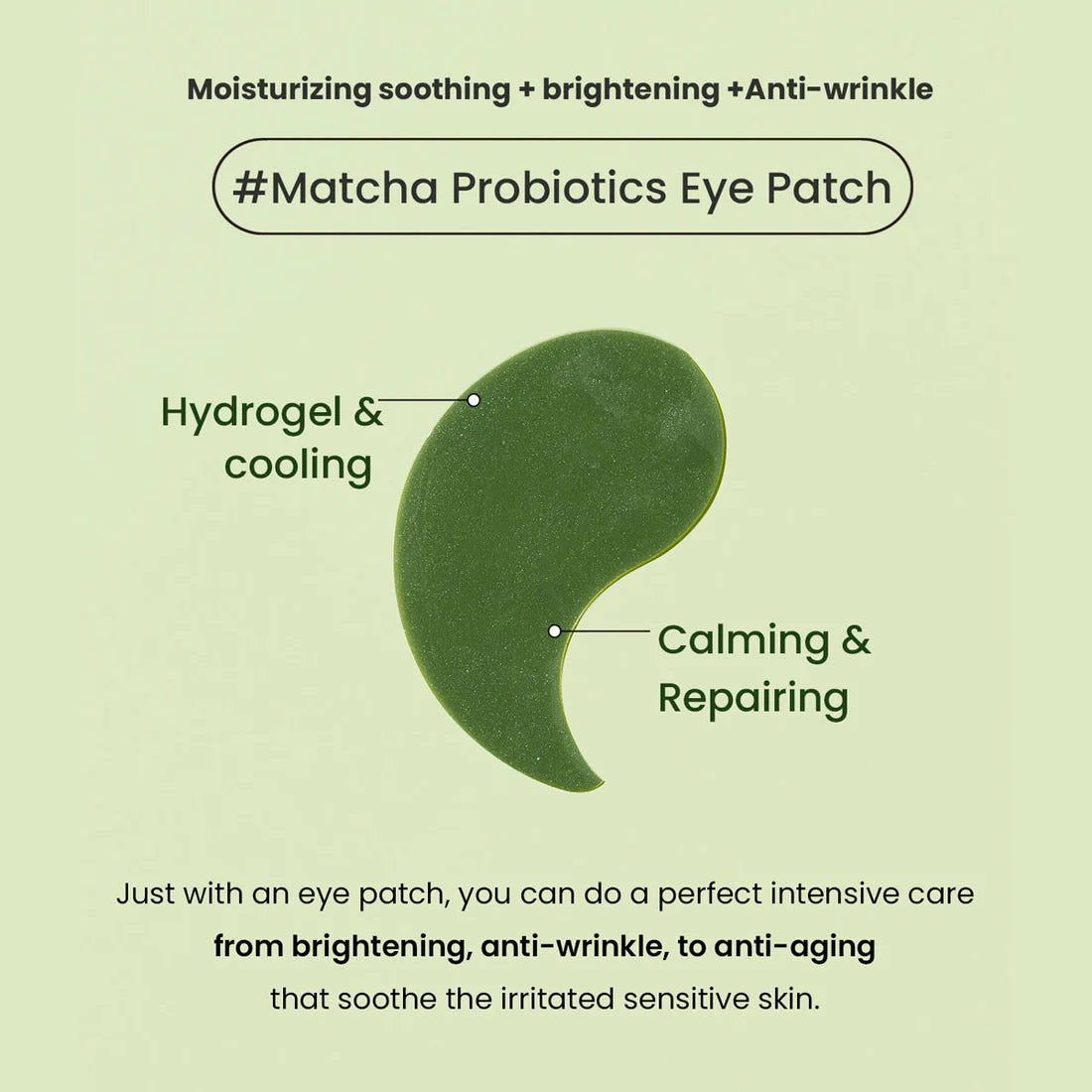 heimish Matcha Biome Hydrogel Eye Patch 60pcs