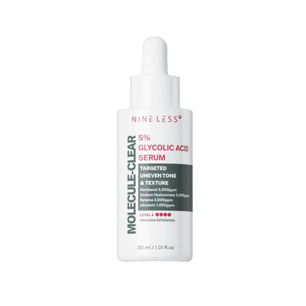 Nineless Molecule Clear 5% Glycolic Acid Serum 30ml