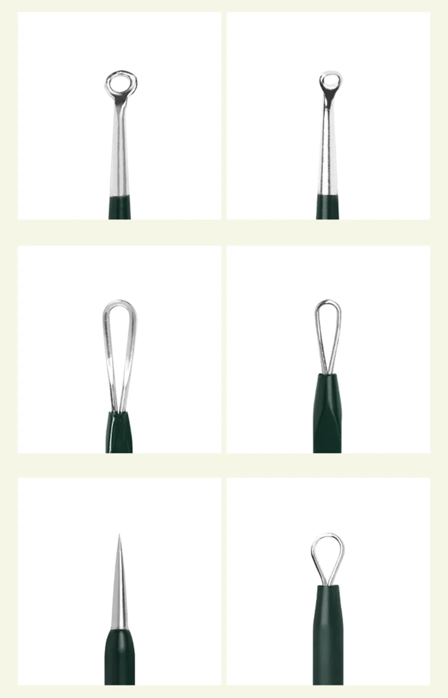 Pyunkang Yul - Pimple Extractor, estuche de estaño incluido, herramientas extractoras para eliminación de espinillas en la cara