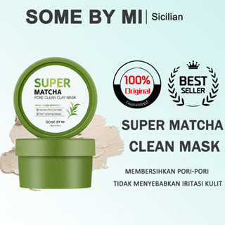 SOMEBYMISuper Matcha Pore Clean Clay Mask-Mascarilla facial para poros 100ml