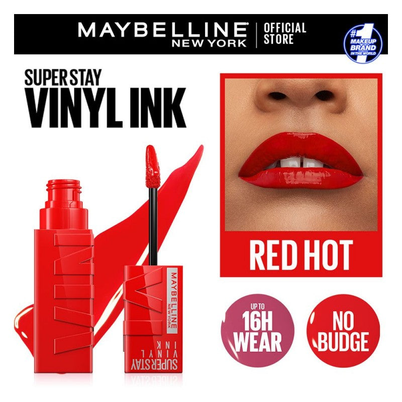 Maybelline Super Stay - Lápiz labial líquido Vinyl