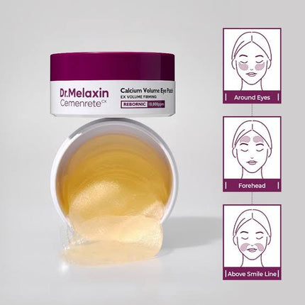 Dr. Melaxin Cemenrete Calcium Volume Eye Patch – Parches Reafirmantes (60 ea)