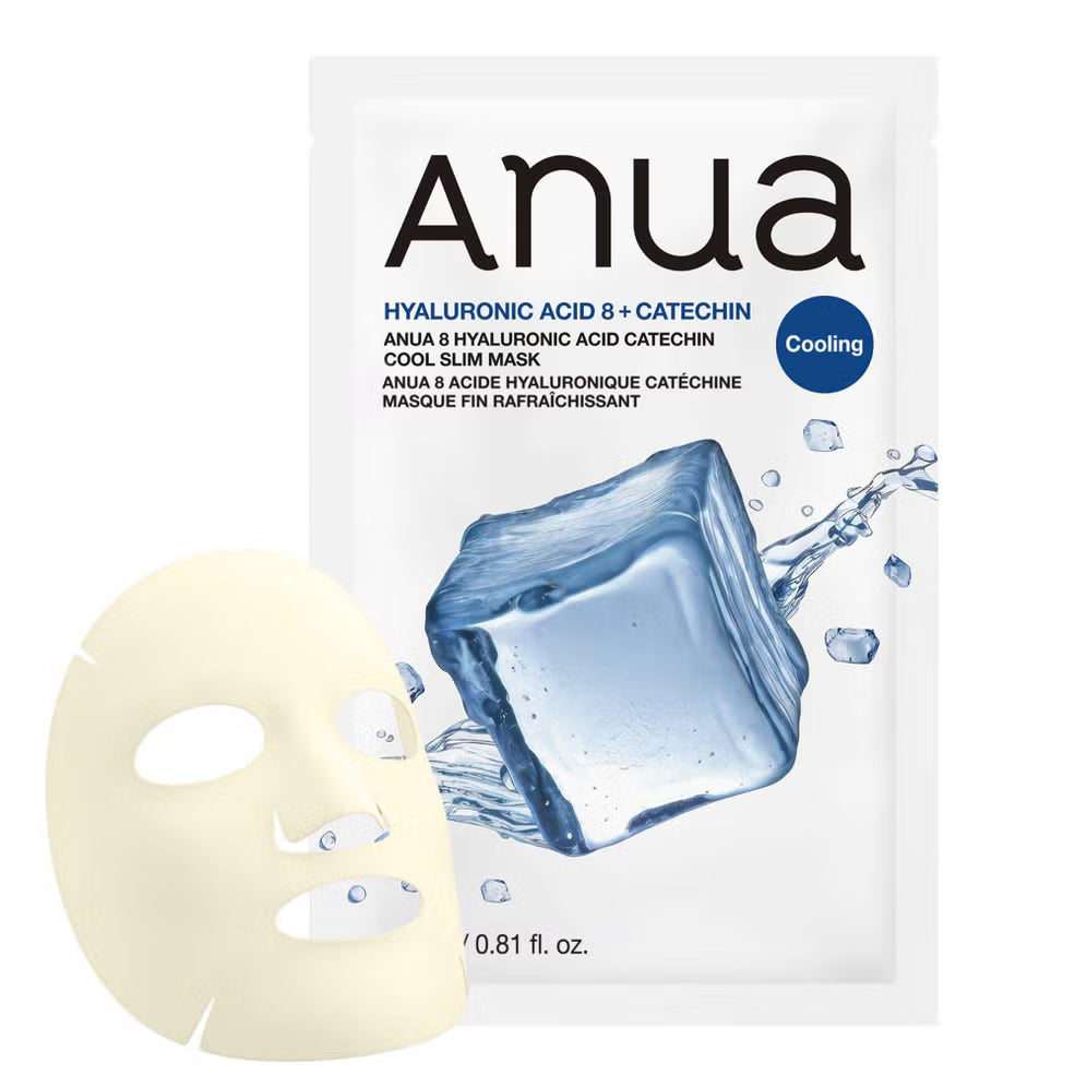 Anua 8 Hyaluronic Acid Catechin Cool Slim Mask – 1 unidad