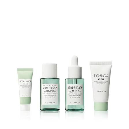 SKIN1004 Madagascar Centella Tea-Trica Travel Kit – Rutina para Piel con Acne