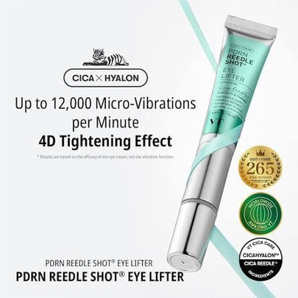 VT COSMETICS PDRN Reedle Shot Eye Lifter Contorno de Ojos Reafirmante y Anti-líneas con PDRN (15 ml)
