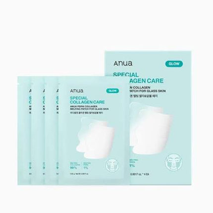 ANUA PDRN Collagen Melting Patch for Glass Skin – Parches de Colágeno y PDRN para Líneas de Expresión