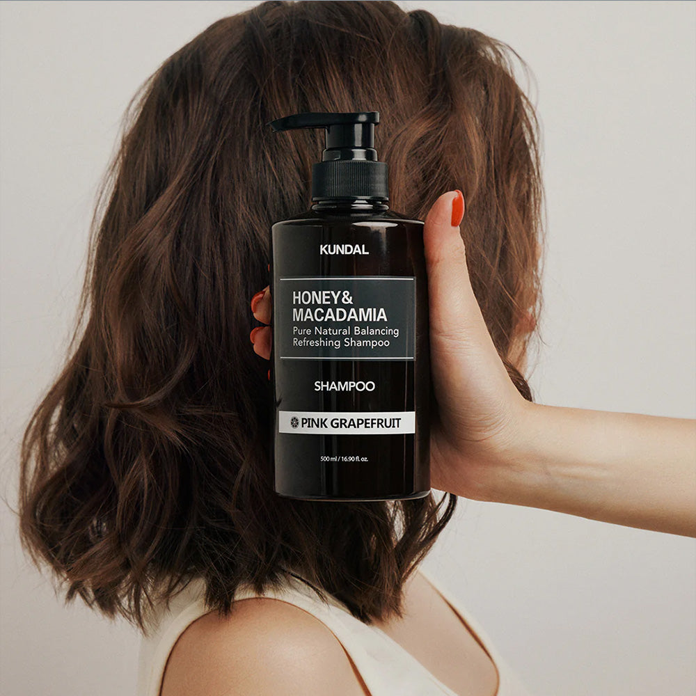 Kundal Honey & Macadamia Nature Shampoo – Pink Grapefruit 500 ml