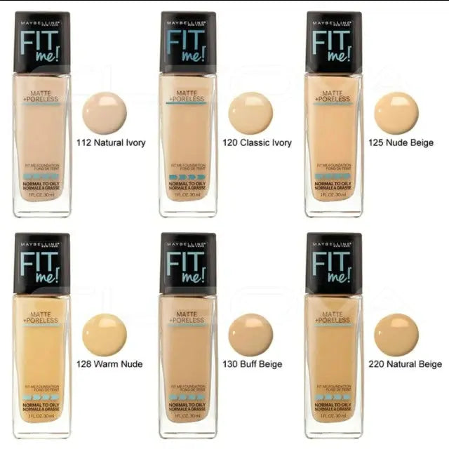 MAYBELLINE Fit Me - Base de maquillaje líquida