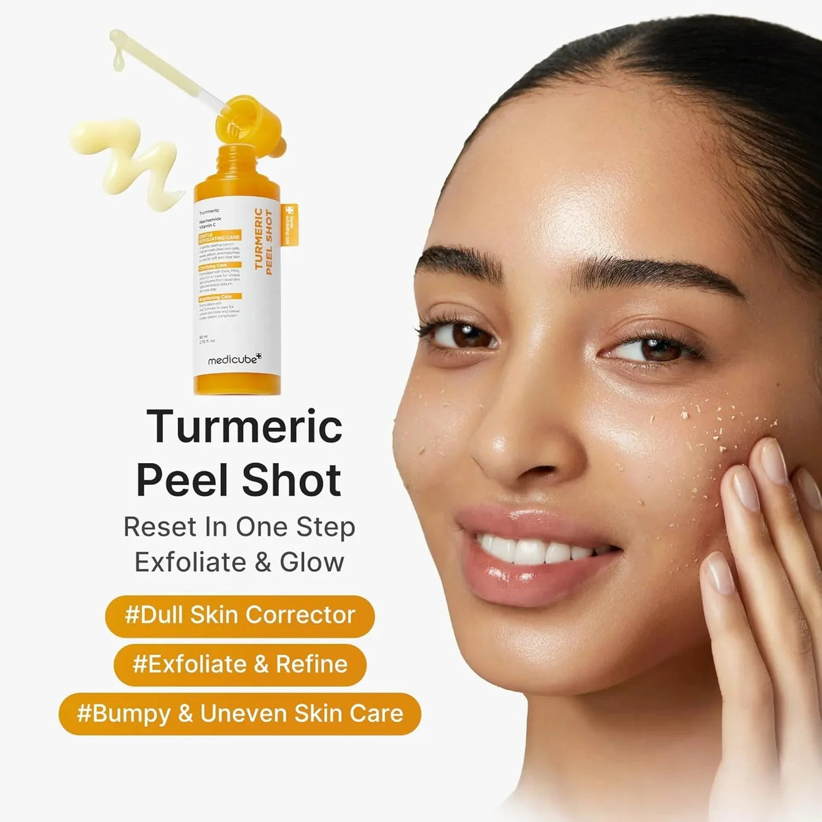 Medicube Kojic Acid Turmeric Peel Shot – Exfoliante Iluminador 80 ml