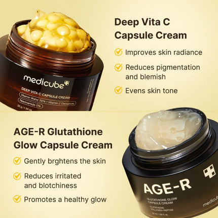 medicube AGE-R - Crema facial con cápsula de glutatión 50ml