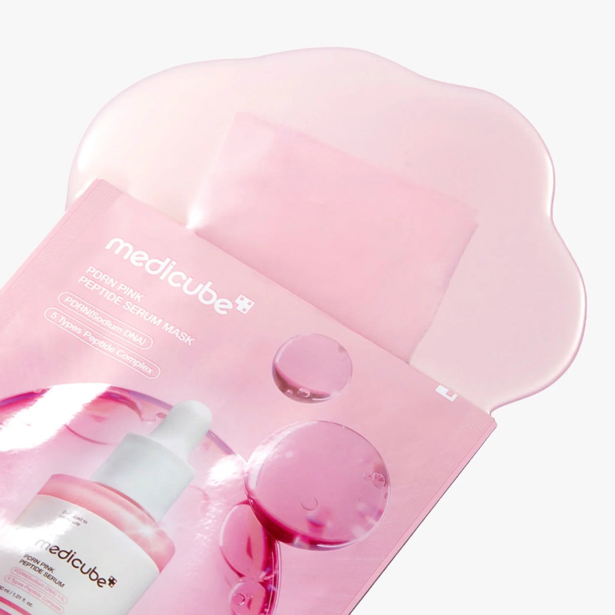 Medicube PDRN Pink Peptide Serum Mask – 1 unidad