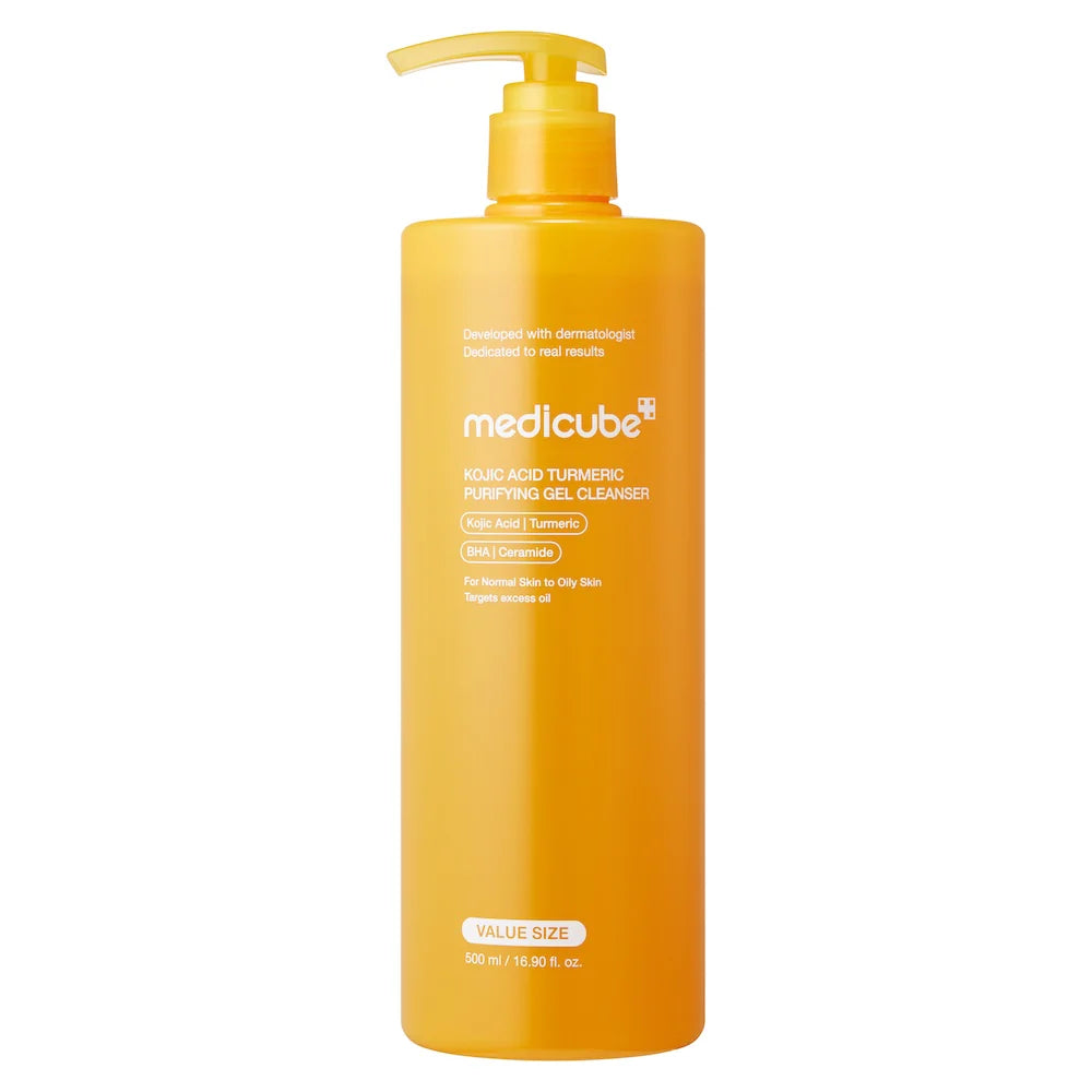 Medicube Kojic Acid Turmeric Purifying Gel Cleanser – 500 ml