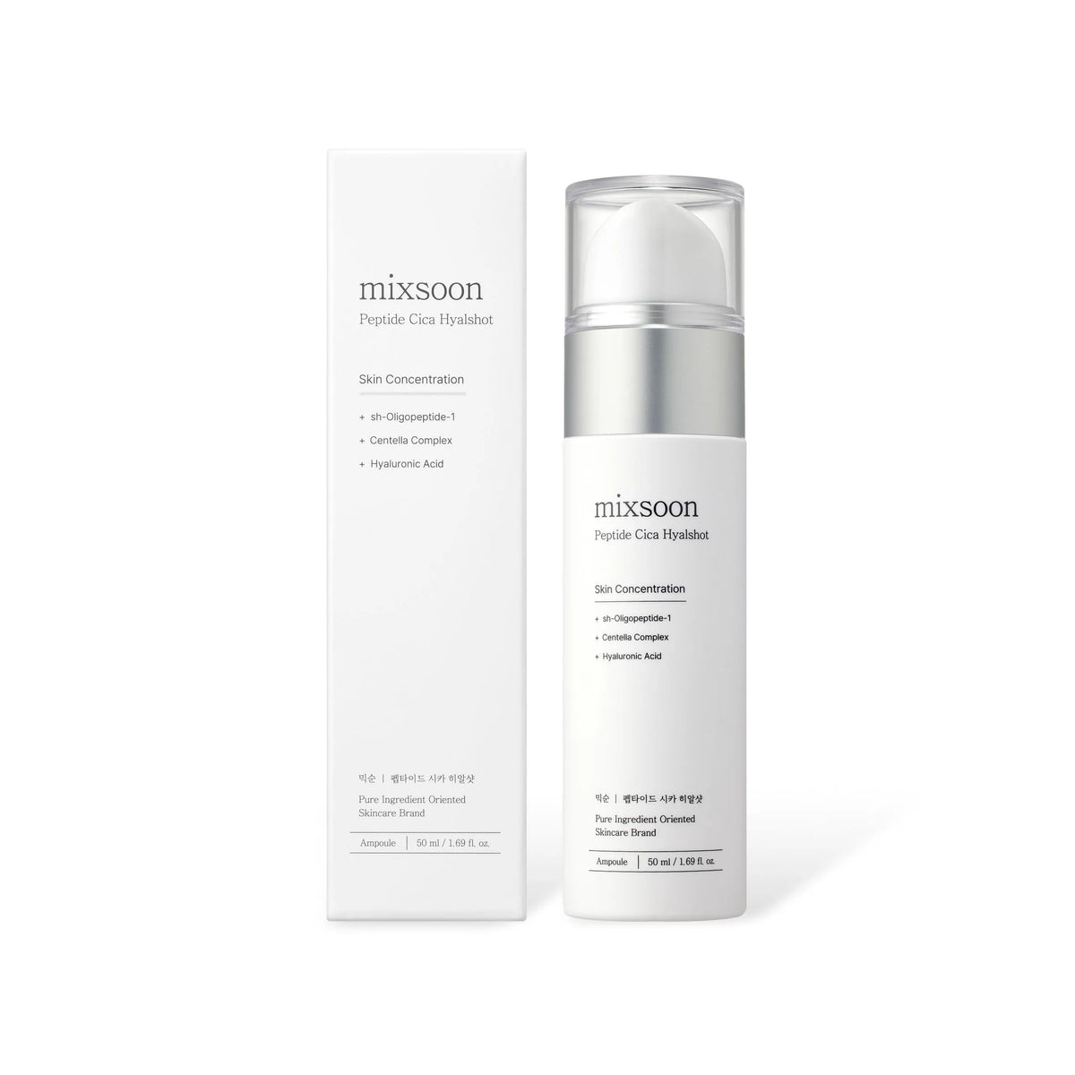 mixsoon Peptide Cica Hyal-Shot Suero de ácido hialurónico EGF