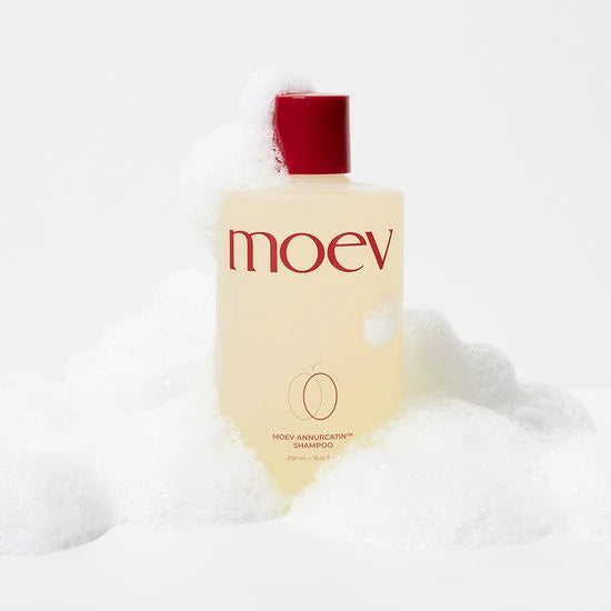 MOEV Shampoo ANNURCATIN  Cuidado del cabello de manzana coreana para mayor fuerza y volumen