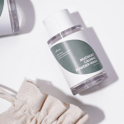 Isntree Limpiador facial -Mugwort Calming Powder Wash 15g