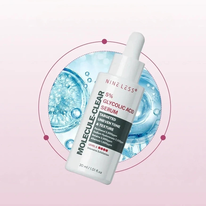 Nineless Molecule Clear 5% Glycolic Acid Serum 30ml