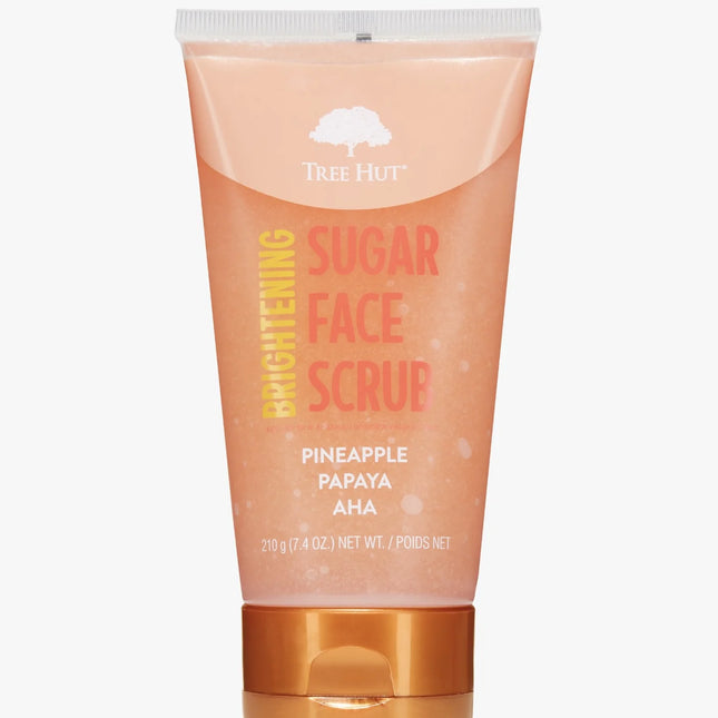 Tree Hut Exfoliante facial iluminador de piña y papaya