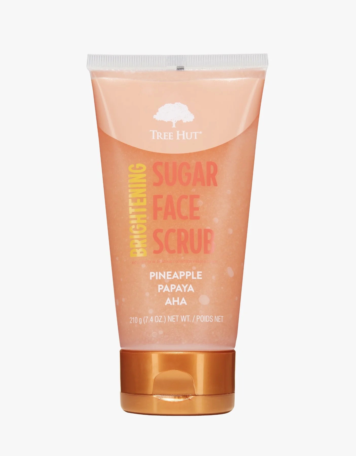 Tree Hut Exfoliante facial iluminador de piña y papaya