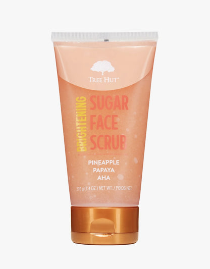 Tree Hut Exfoliante facial iluminador de piña y papaya